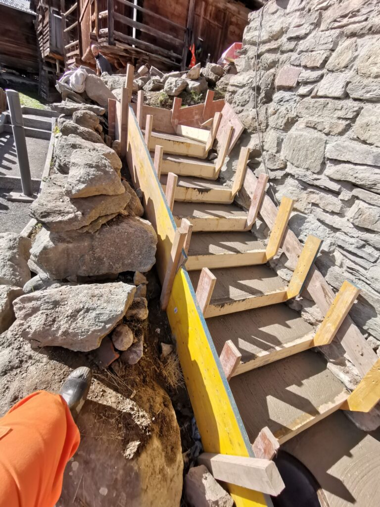 Réfection d’escaliers Ayer